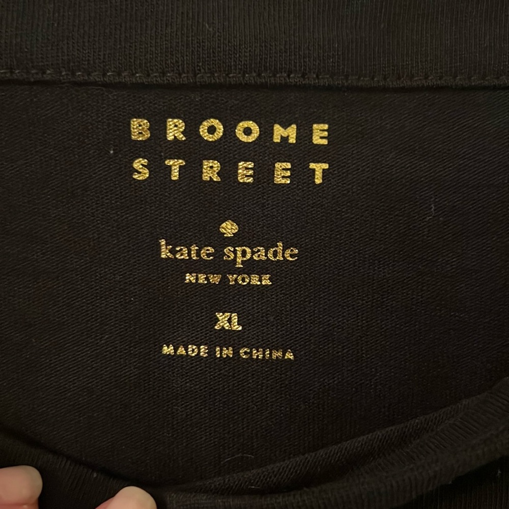 Kate Soade black tshirt